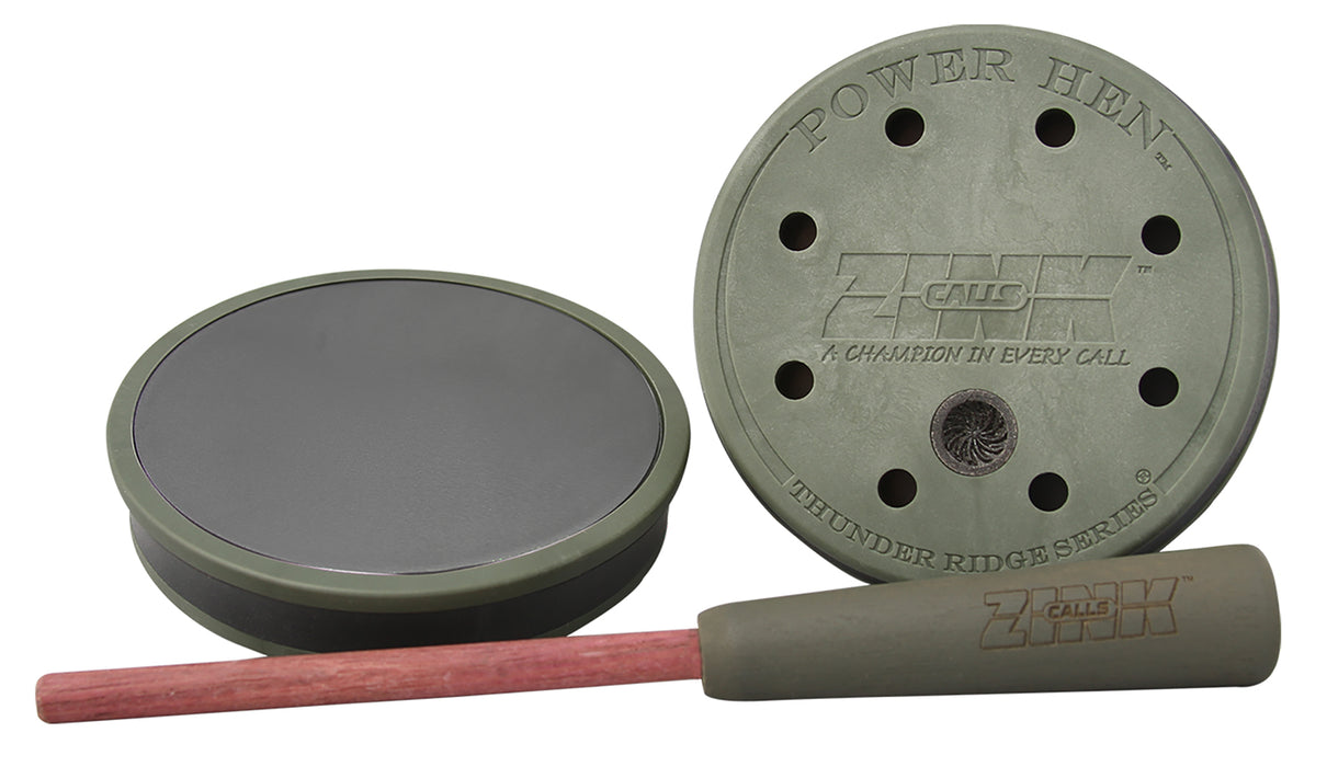 ZINK ZNKZNK303 Thunder Ridge  Friction Call Turkey Sounds Green/Purple Wood/Slate