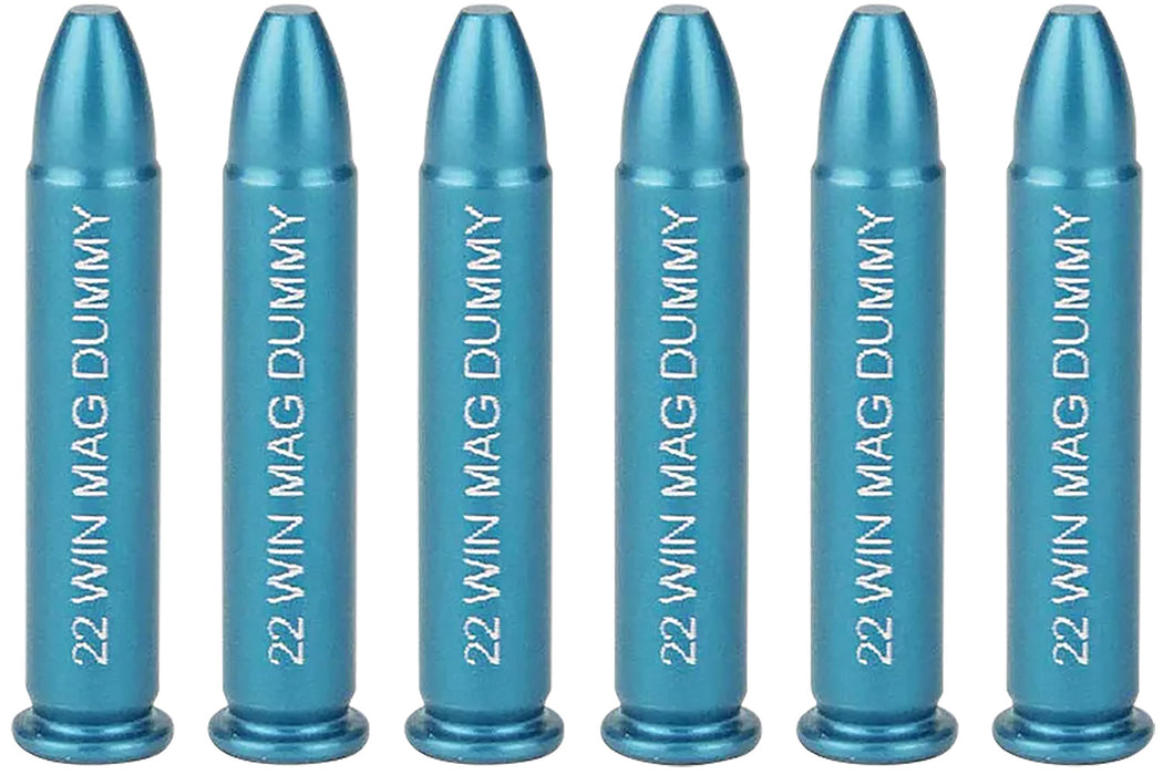 A-Zoom 12204 Rimfire Action Proving Dummy Rounds 22 WMR Aluminum 6 Pack