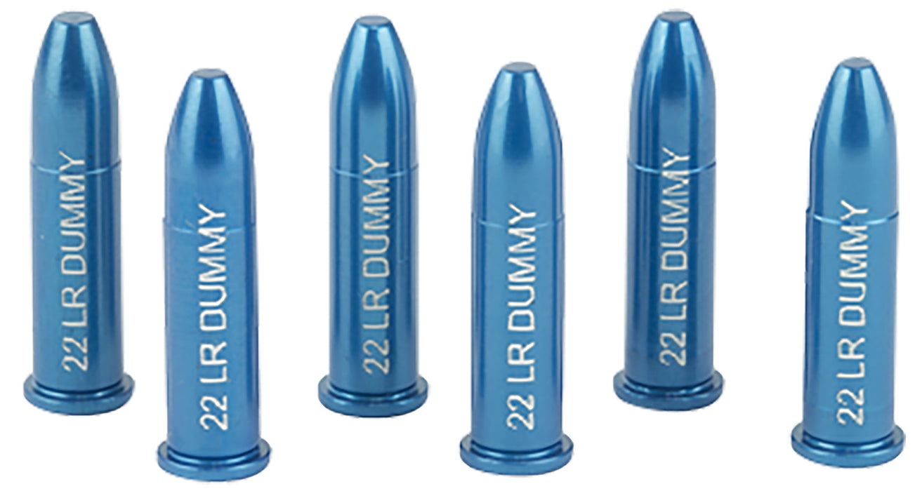 A-Zoom 12208 Rimfire Action Proving Dummy Rounds 22 LR Aluminum 6 Pack