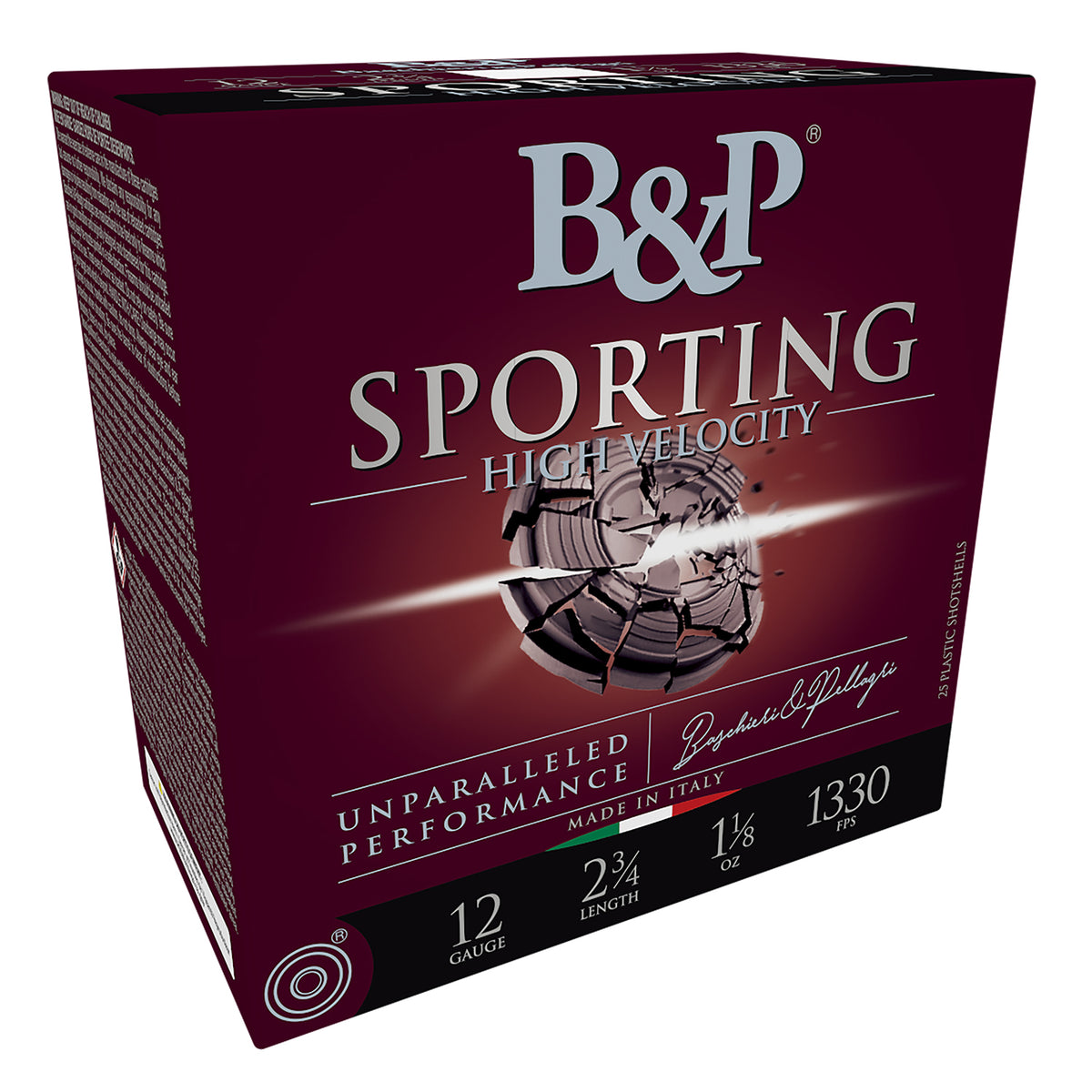 B&P 12B8SH75 Sporting Clay 12Gauge 2.75