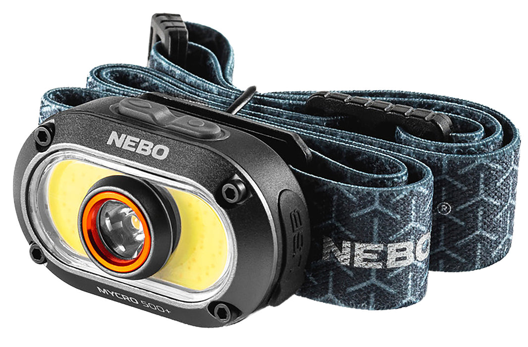 NEBO NEBHLP1005 Mycro 500+ Rechargeable Headlamp  Black |