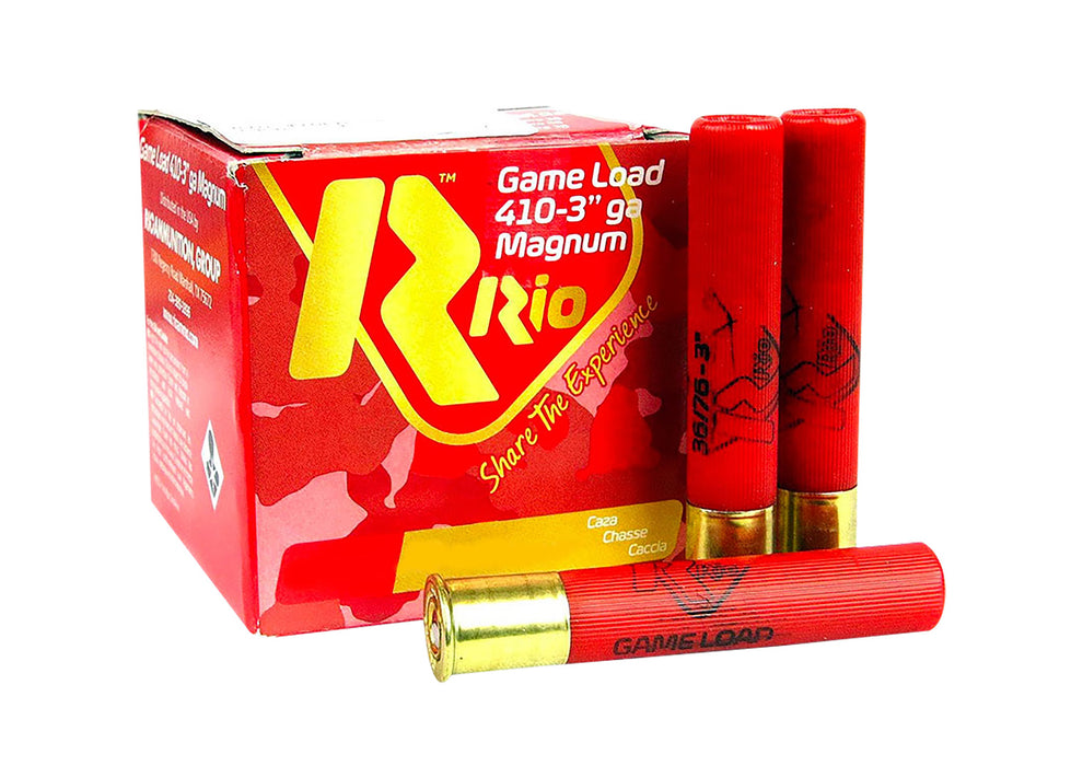 Rio Ammunition RCHV3675 Game Load  410 Gauge 3" 7.5 Shot 25 Per Box/ 10 Cs