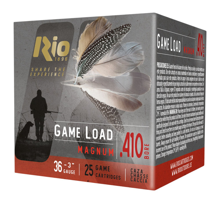 Rio Ammunition RCHV3675 Game Load  410Gauge 3" 7.5Shot 25 Per Box/10 Case