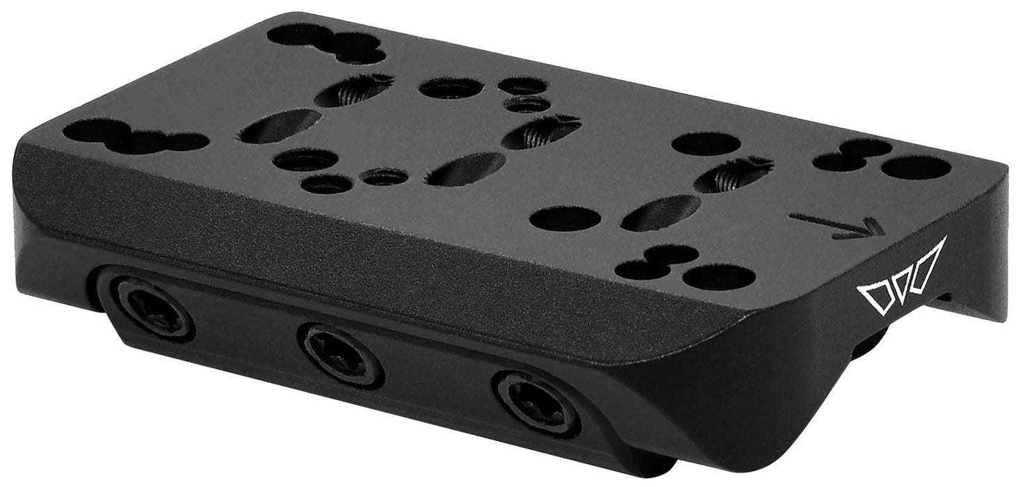 Warne 6108M Red Dot Reflex Mount Shotgun Rib Black Anodized Aluminum Fits Burris/CMORE/Docter/Eotech/Holosun