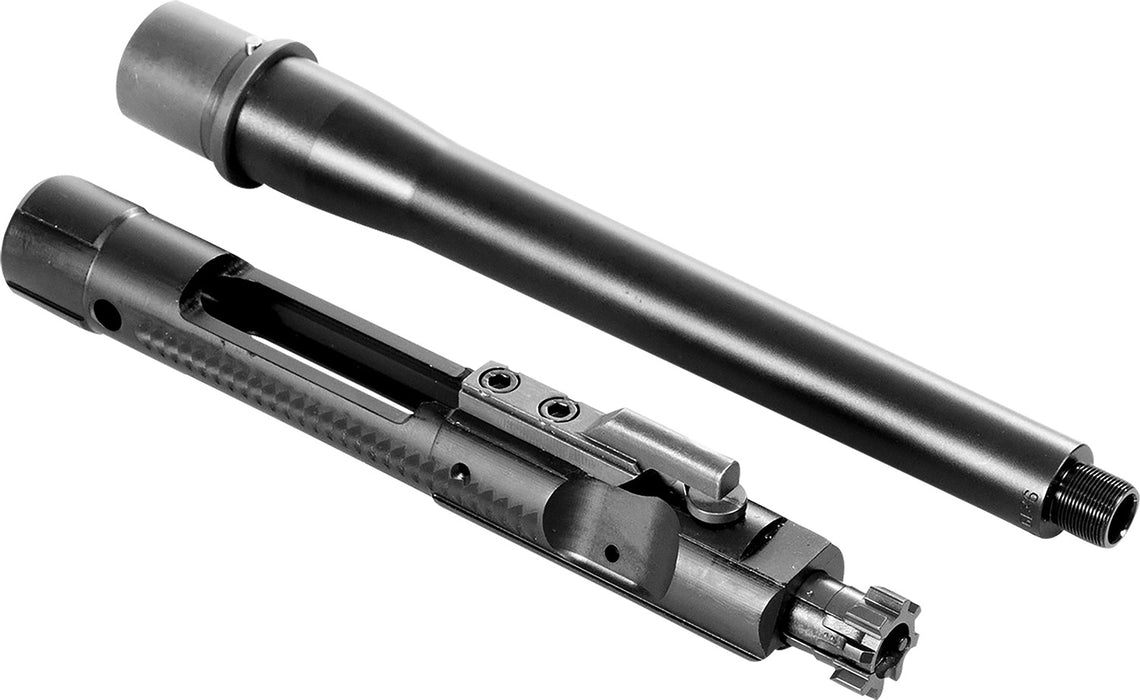 CMMG 99D517A Replacement Barrel Kit 9mm Luger 8" Black Nitride Chrome Moly Steel, Fits AR-Platform