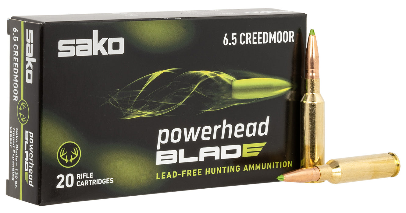SAKO (TIKKA)  PowerHead Blade 6.5 Creedmoor 120 gr 20 Per Box/ 10 Cs