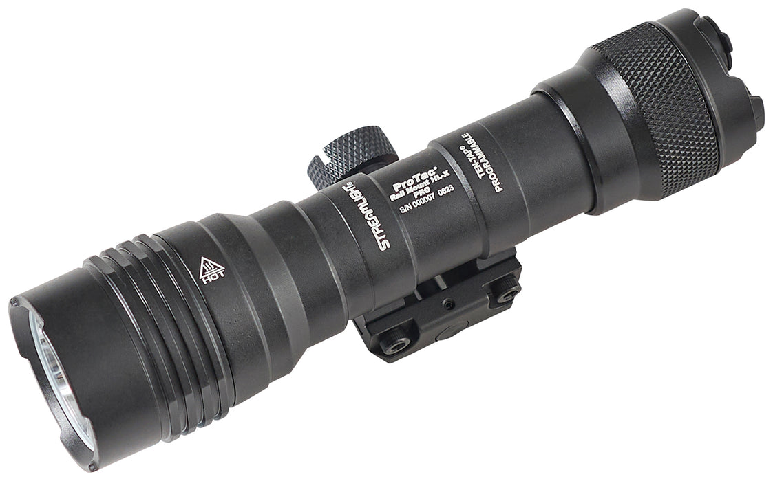 Streamlight 88129 ProTac HL-X Rail Mount Black Anodized Aluminum, 60/1000 Lumens, LED Bulb, 447 Meters Beam, Picatinny Rail Mount
