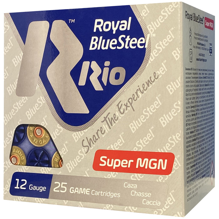 Rio Ammunition RBSM403 BlueSteel Royal 12 Gauge 3" 1 3/8 oz 25 Per Box 10 Cs