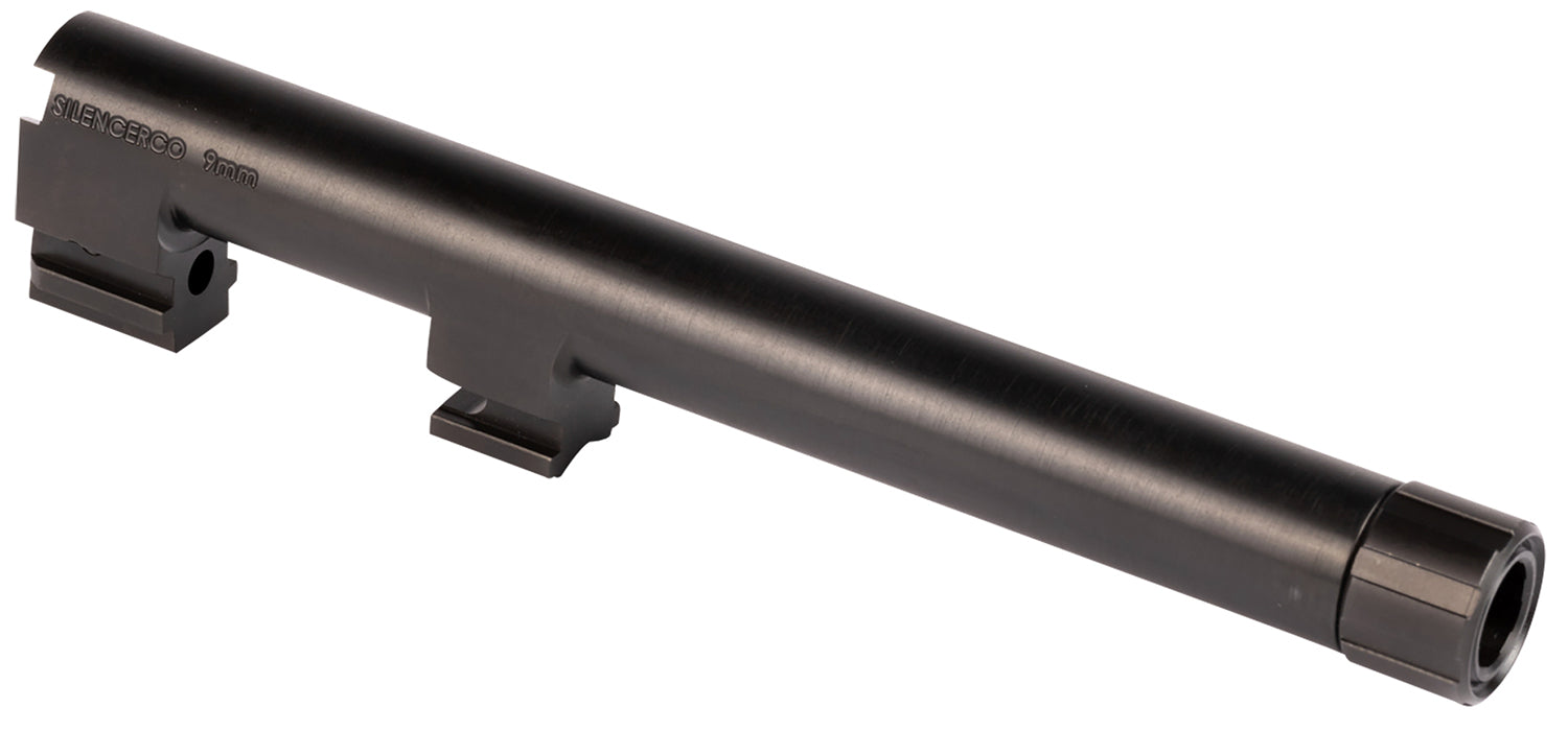 SilencerCo AC2291 Beretta  9mm Luger 5.30" Threaded Black Nitride Stainless Steel, Fits Beretta 92FS/M92x