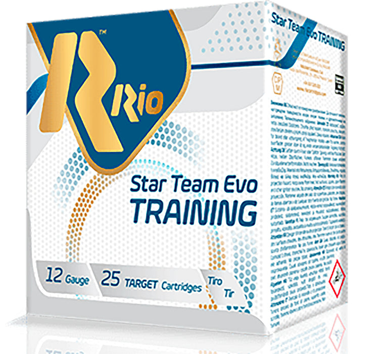Rio Ammunition  Star Team EVO  12 Gauge 2.75" 1 1/8 oz 7.5 Shot 25 Per Box/ 10 Cs