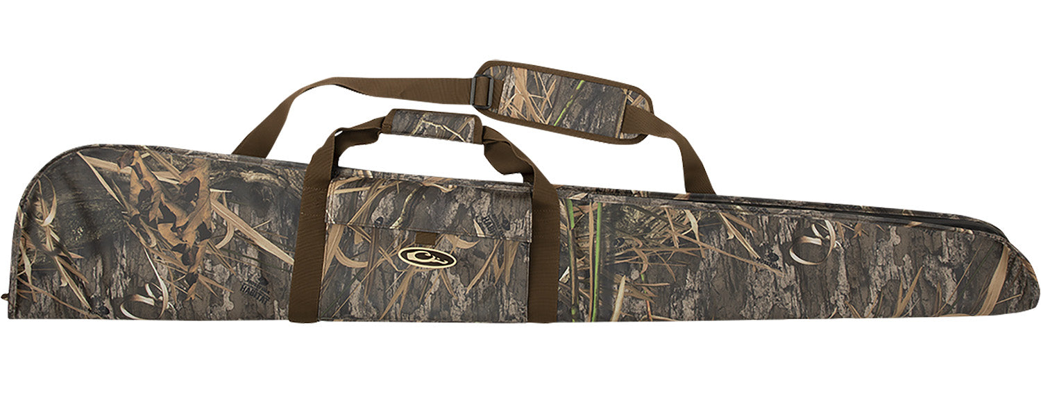 Drake Waterfowl DA4100022 HND Shotgun Case Exterior Choke Tube Pocket, Carry Handles/Adj. Strap, Hanging D-Ring