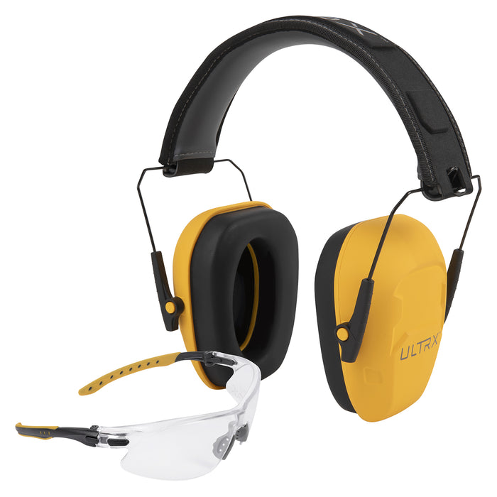 Allen 4156 Shield Ear & Eye Protection Combo 23 dB Yellow
