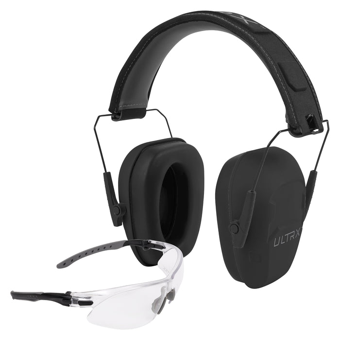 Allen 4157 Shield Ear & Eye Protection Combo 23 dB Gray