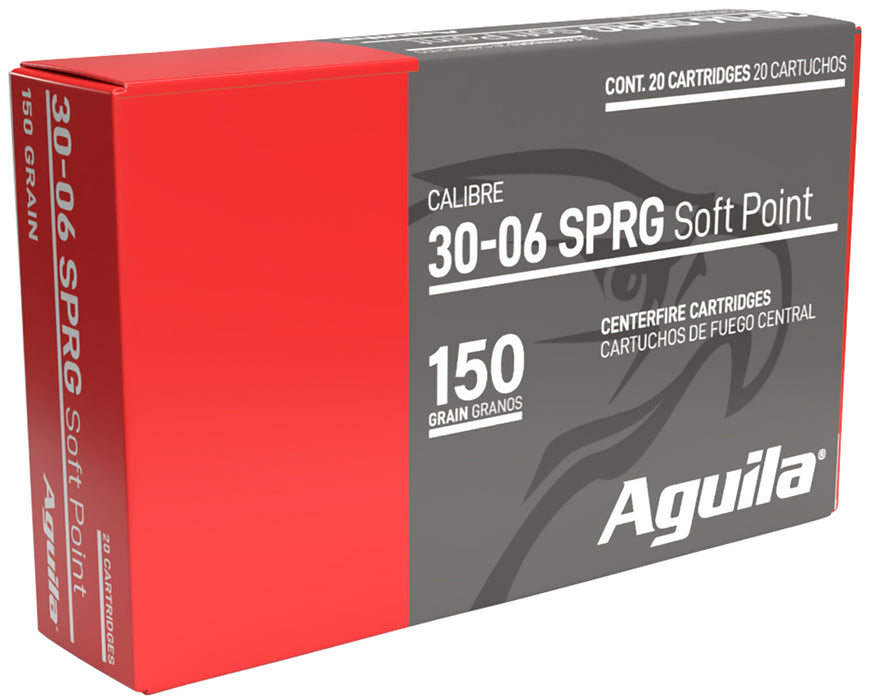 Aguila 8108AG   30-06 Springfield 150 gr Soft Point InterLock Boat Tail Soft Point 20 Per Box/ 10 Case