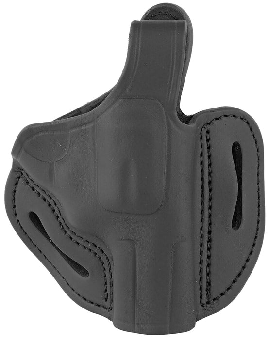 1791 Gunleather RVHX2SSBLR RVHX-2S  OWB Size 02S Stealth Black Leather Fits Up to 3" Barrel, K/L-Frame, Belt Slide Right Hand
