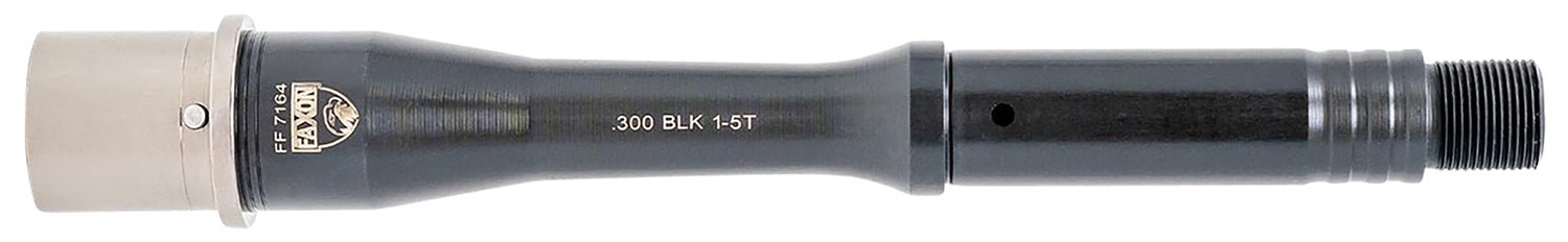 Faxon Firearms 15B35P7NGQ5RNP3 Match Series Gunner 300 Blackout 7.50" Threaded Black QPQ Stainless Steel, Fits AR15