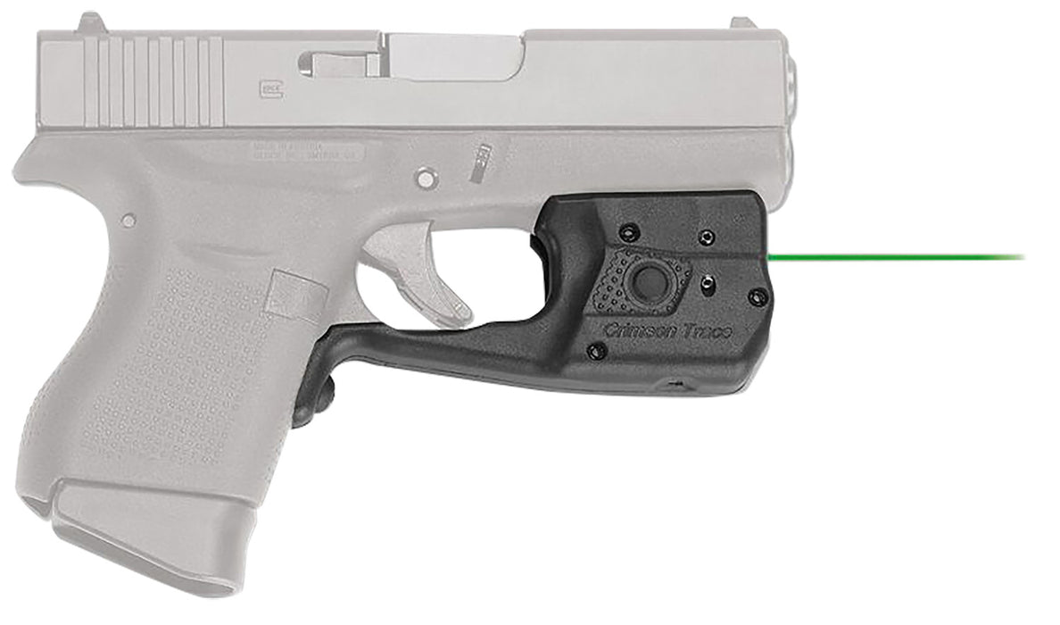 Crimson Trace 0158601 Laserguard Pro Compatible w/Glock 42/43/43X/48, Green Laser/White Light