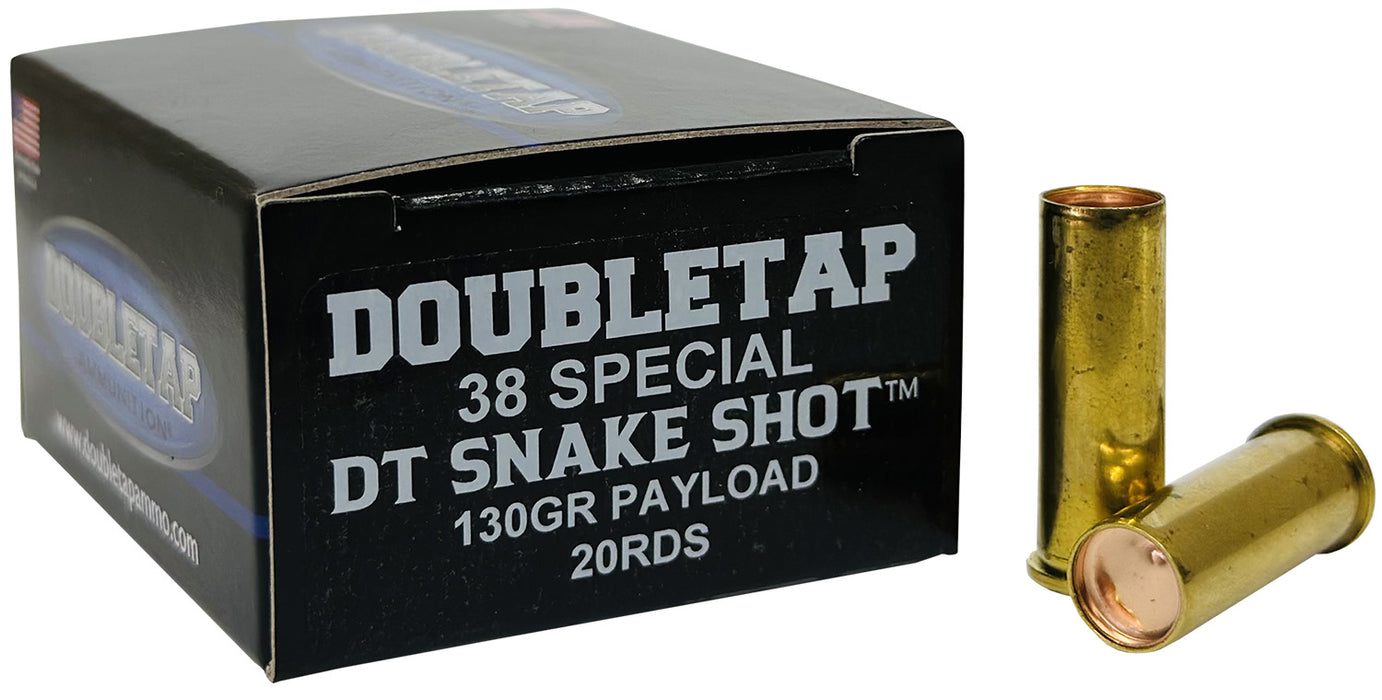 DoubleTap Ammunition 38SPSS2 Snake Shot  38 Special 130 gr 20 Per Box/ 50 Case