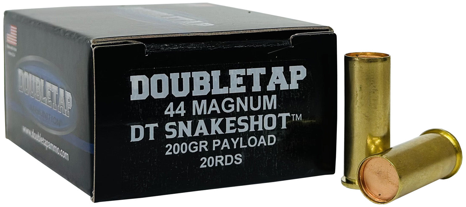 DoubleTap Ammunition 44MSS2 Snake Shot  44RemMag 200gr 20 Per Box/50 Case