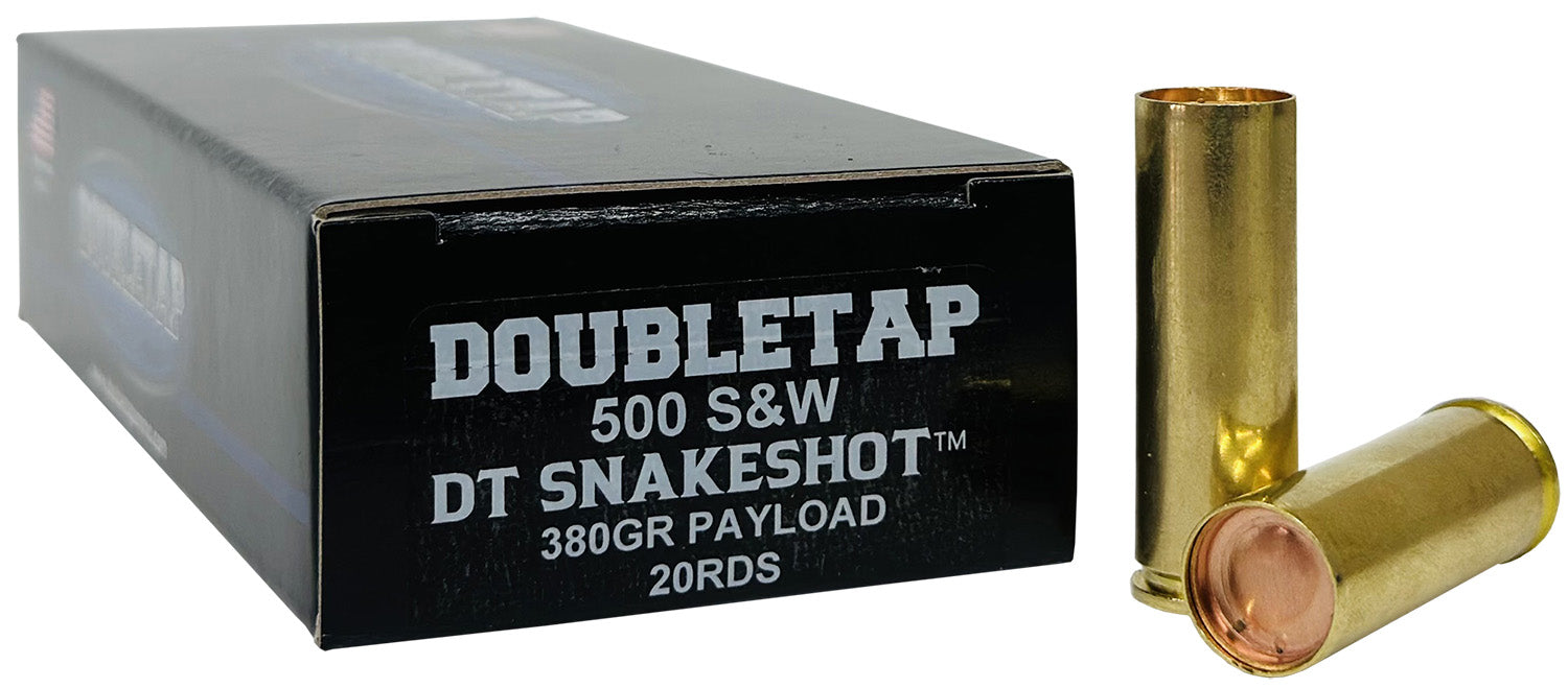 DoubleTap Ammunition 500SWSS2 Snake Shot  500S&W Mag 380gr 20 Per Box/25 Case