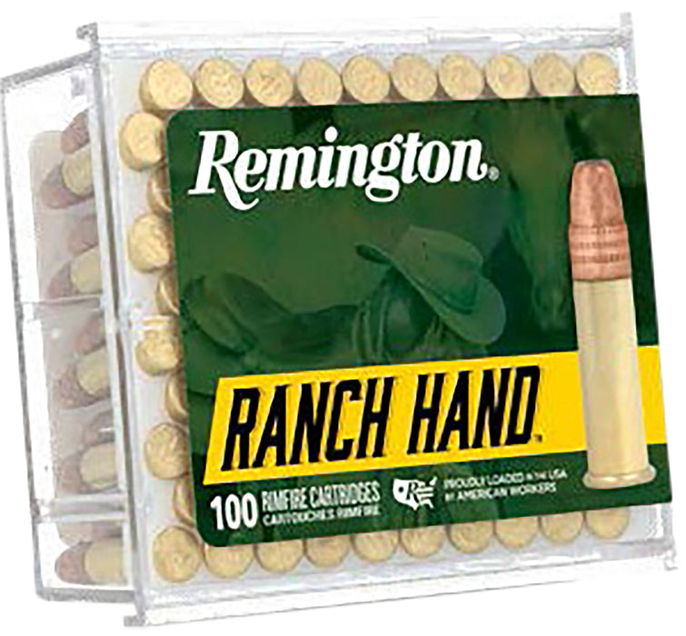 Remington Ammunition R21263 Ranch Hand  22 LR 42 gr Plated Lead Round Nose 100 Per Box/ 50 Case