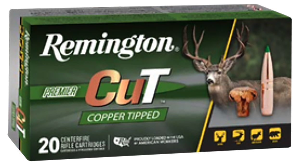 Remington Ammunition R22344 Premier Cut 308Win 165gr 20 Per Box/10 Case