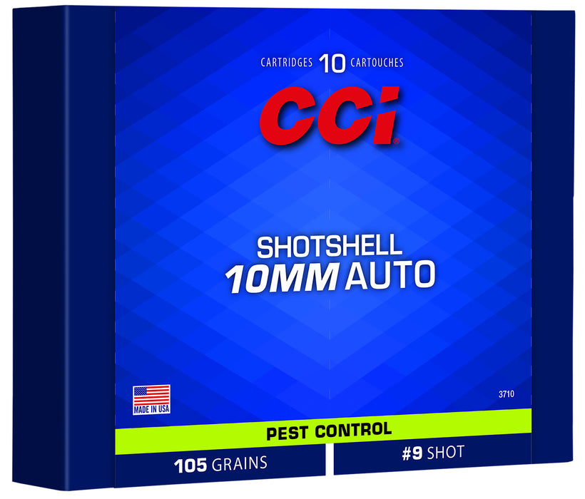 CCI 3710 Pest Control  10mm Auto 105 gr 10 Per Box/ 20 Case