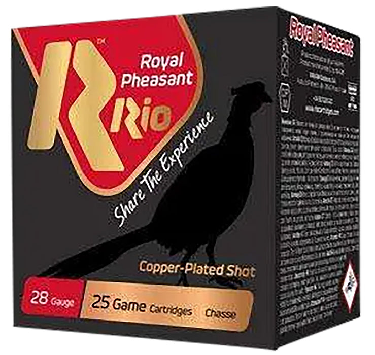 Rio Ammunition RPC285 Royal Pheasant  28 Gauge 2.75" Copper 25 Per Box/ 10 Case