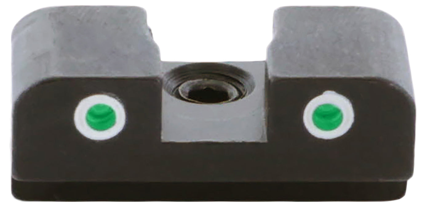 AmeriGlo XD191R Tritium Rear Sight for Springfield XD/Hellcat  Green Tritium White Outline Rear