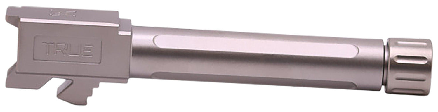 True Precision Inc TPG19BXT Glock  9mm Luger 4.50" Threaded Satin Stainless Steel, Fits Glock 19 Gen1-5