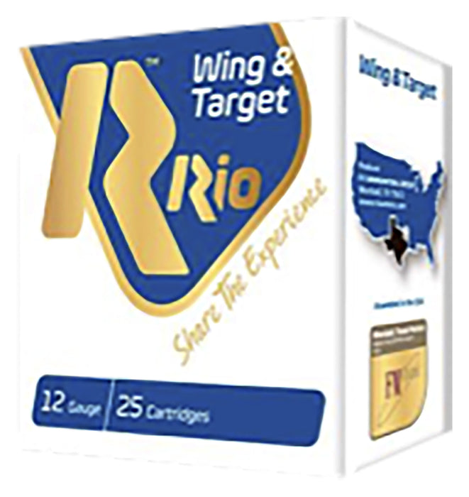 Rio Ammunition WT288 Wing & Target  12 Gauge 2.75" 1 oz 8 Shot 25 Per Box/ 10 Case