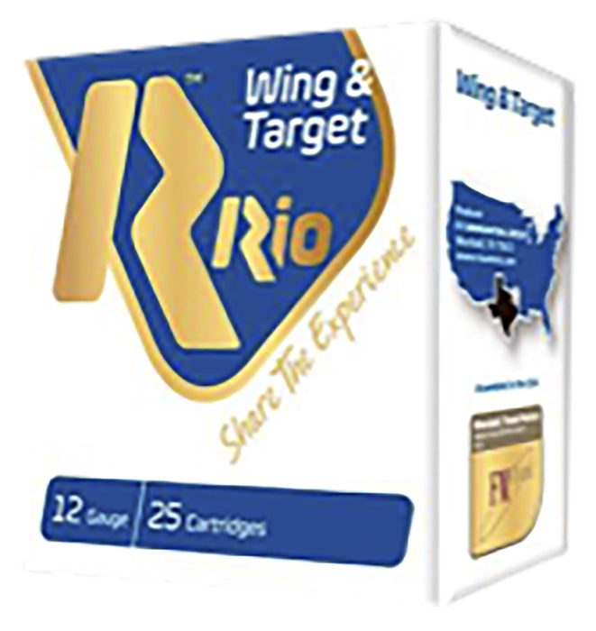 Rio Ammunition WT2875 Wing & Target  12 Gauge 2.75" 1 oz 7.5 Shot 25 Per Box/ 10 Case