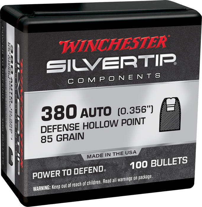 Winchester Ammo WB380ST85X Silvertip  380 ACP 85 gr 100 Per Box/ 10 Case