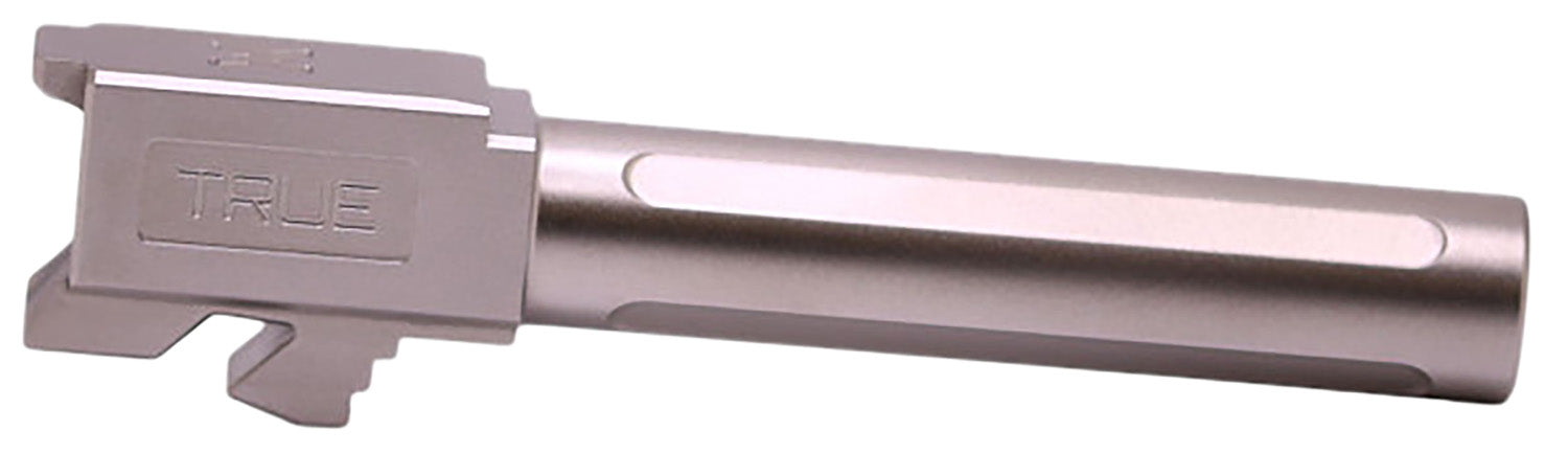 True Precision Inc TPG19BX Glock  9mm Luger 4" Fluted Satin Stainless Steel, Fits Glock 45/19X/19 Gen1-5