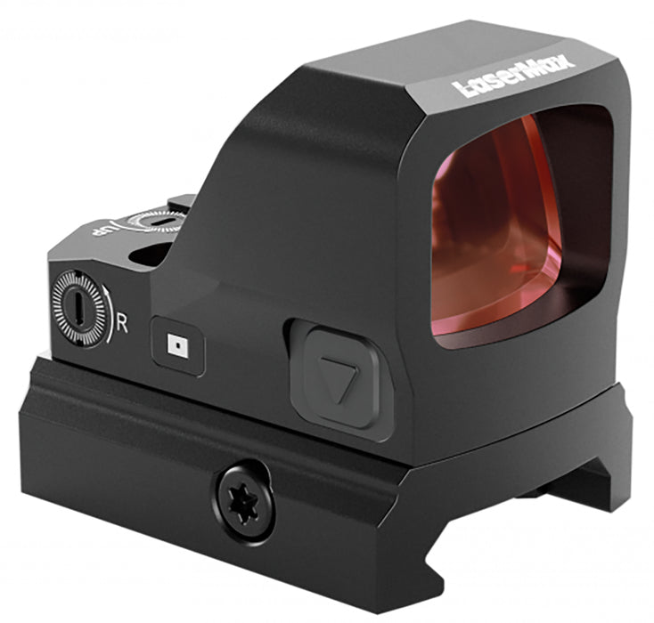 LaserMax LMMRDS Micro Red Dot Sight  Matte Black 1 x 0.83" x 0.65" 3 MOA Red Dot