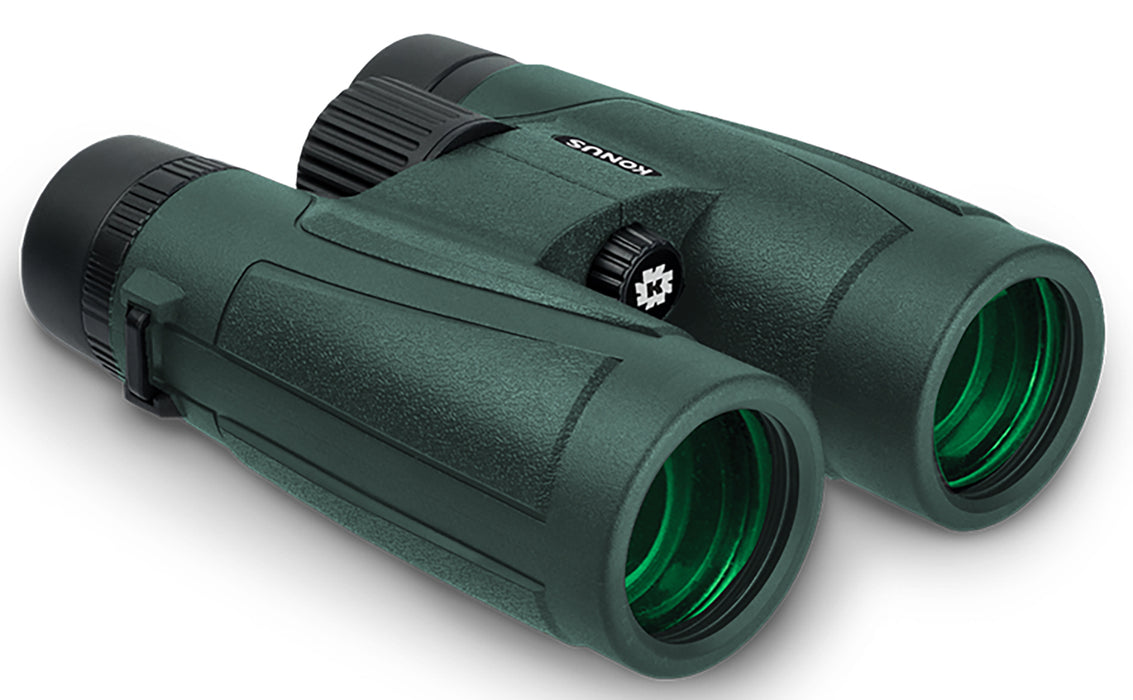 Konus 2272 Regent-HD  8x42 W.A. BaK-4 Roof Prism Center Focus Black Rubber Armor