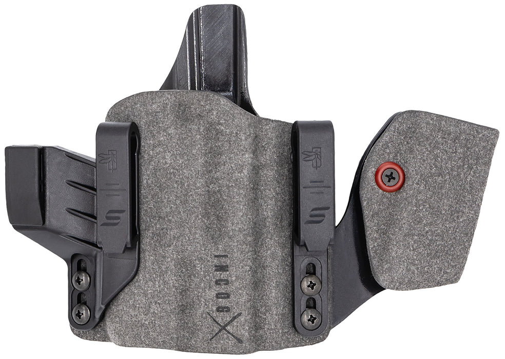 Safariland INCOG0465A0CX261MC Incog X  IWB Gray Cordura w/Mag Caddy, Fits Sig P365/X/XL Belt Clip Mount, Right Hand