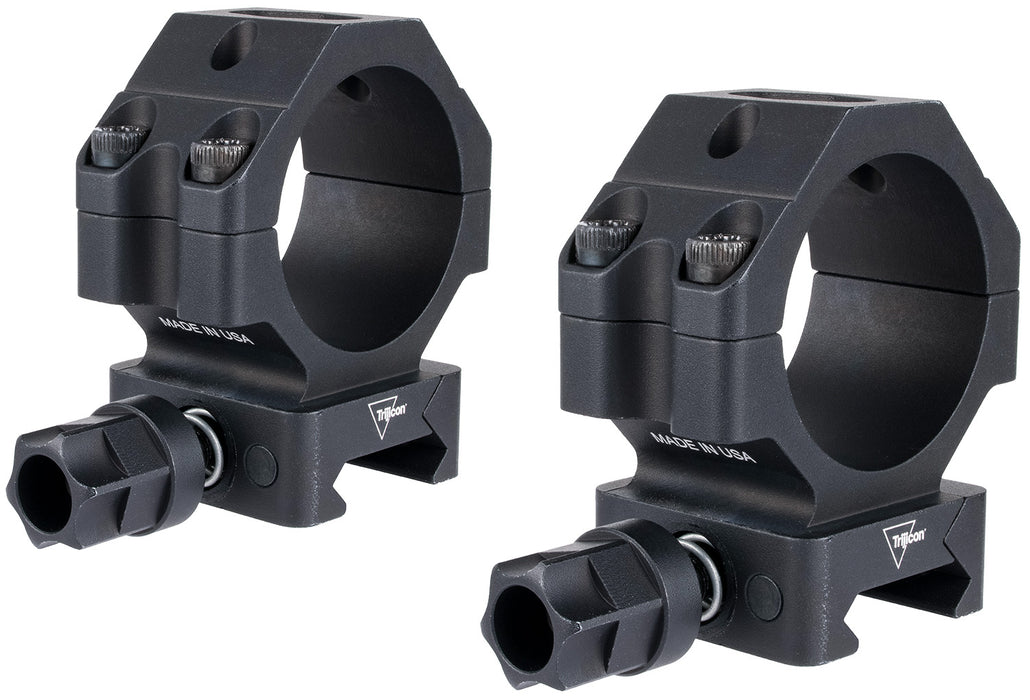 Trijicon AC22069 Scope Rings with Q-LOC Technology  Matte Black  34mm Medium