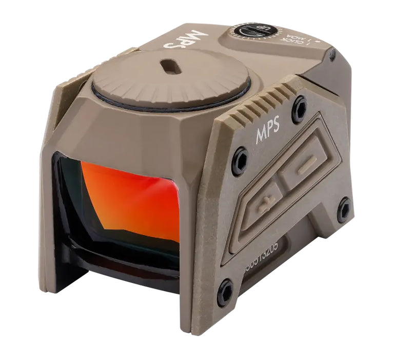 Steiner 8700-MPSFDE Micro Pistol Sight  Flat Dark Earth 1x20mmx16mm, 3.3 MOA Red Dot Reticle, ACRO Footprint