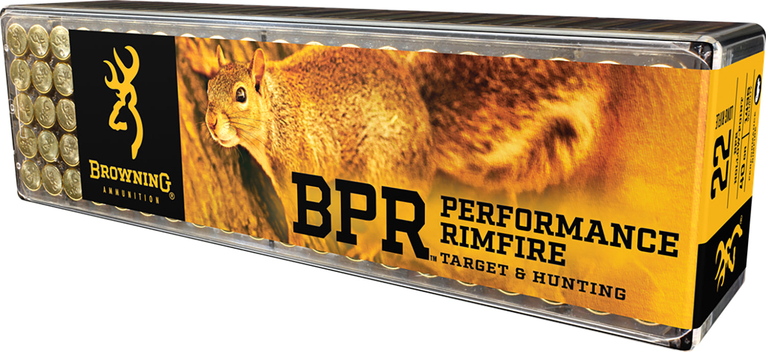 Browning Ammo B194122100 BPR Performance Rimfire  22LR 40gr Hollow Point