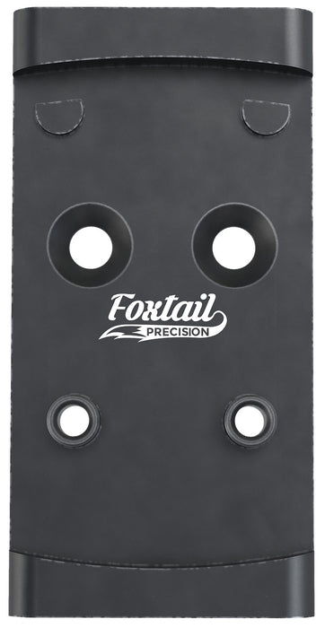 Foxtail Precision 100010 Adapter Plate  Black Anodized Aluminum, Compatible w/Glock MOS, Holosun 407K/507K/EPS Carry Pattern Footprint Mount
