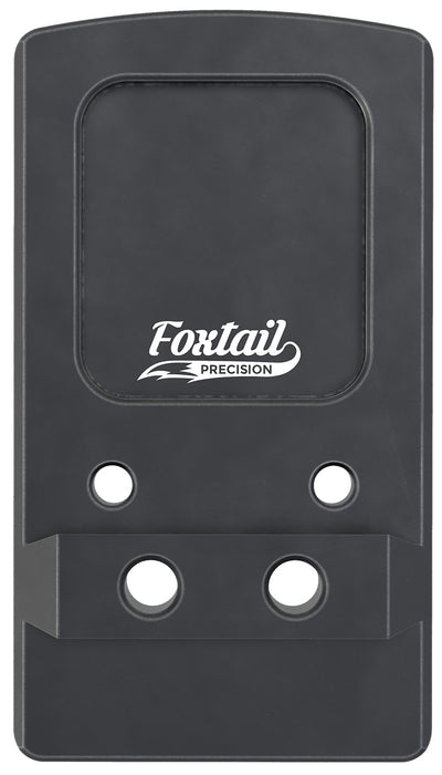 Foxtail Precision 100015 Rear Sight Dovetail Optic Adapter Plate for non MOS Glock  Black Anodized Glock Non MOS
