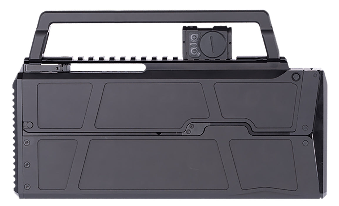 B&T Firearms 430298 BWC9 w/Optic Black Anodized Black Aluminum Folding, Includes Aimpoint ACRO P-2