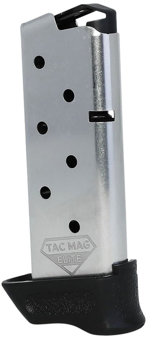 Kimber Mfg, Inc 1200851A Micro 9 Tac-Mag 7rd Extended 9mm Luger Silver