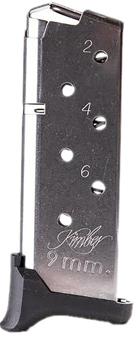 Kimber Mfg.,inc 1200910A Micro 9 Rapid Magazine 7rd Silver Stainless Steel
