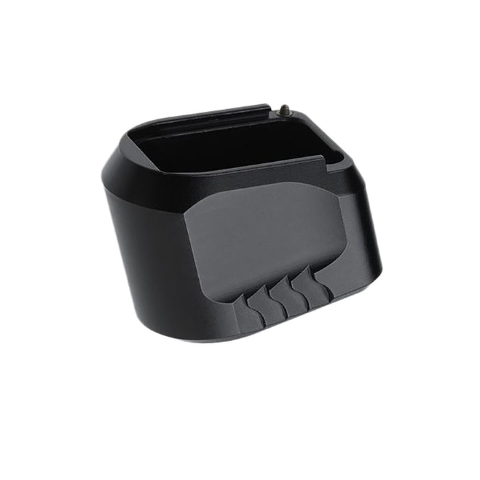 Tyrant CNC TDMPMAGEXFSBLK  Magazine Extension 9mm/40 S&W Fits S&W M&P Full-Size Black Aerospace Grade Aluminum
