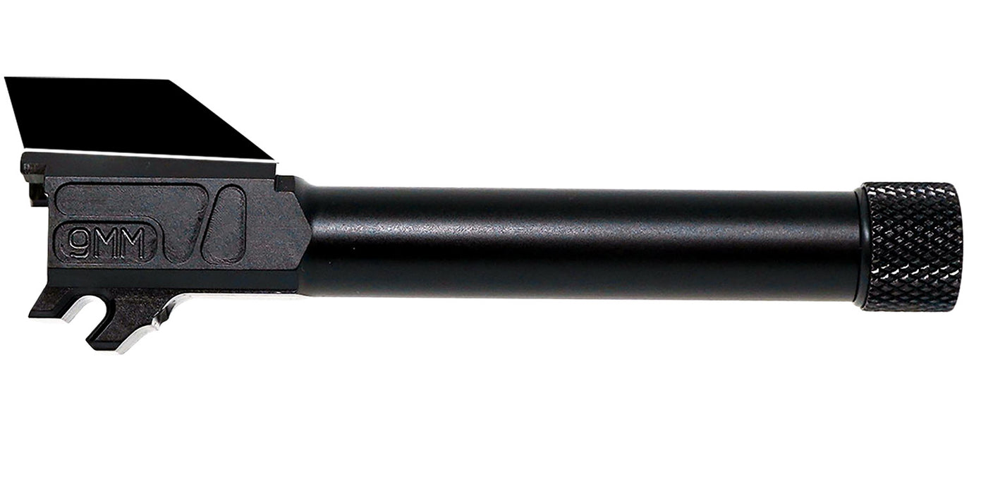 Faxon Firearms 365A910NXNOQ-T Duty Series  9mm Luger Threaded Black Nitride Chrome Moly Vanadium, Fits Sig P365 XL