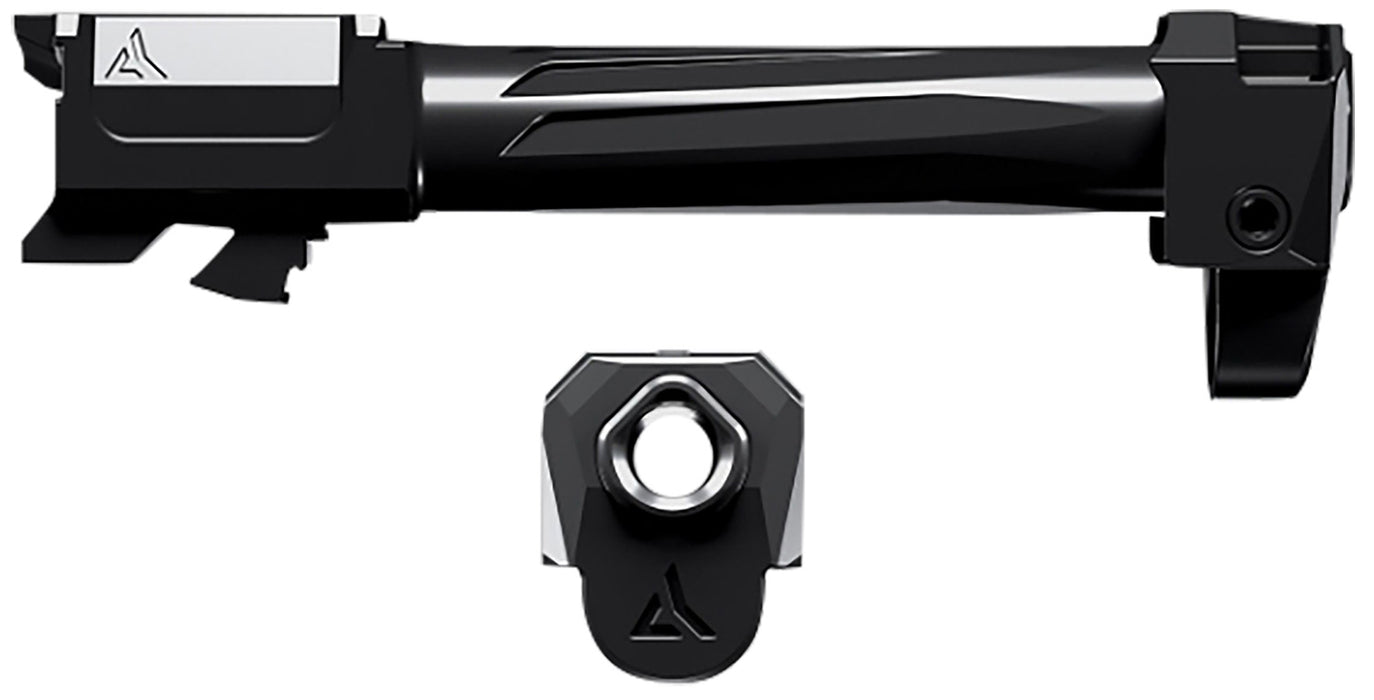 Radian Weapons R0859 Ramjet & Afterburner Combo 9mm Luger Compatible w/Glock 43X, Black Stainless Steel
