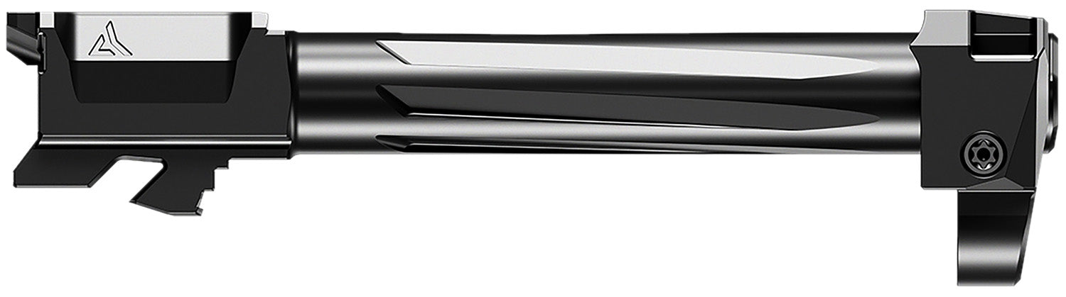 Radian Weapons R0844 Ramjet & Afterburner Combo 9mm Luger Compatible w/Glock 48, Black Stainless Steel