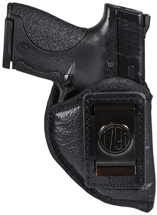 1791 Gunleather ECOSC1BLKR  Sub-Compact IWB Small Black Right Hand